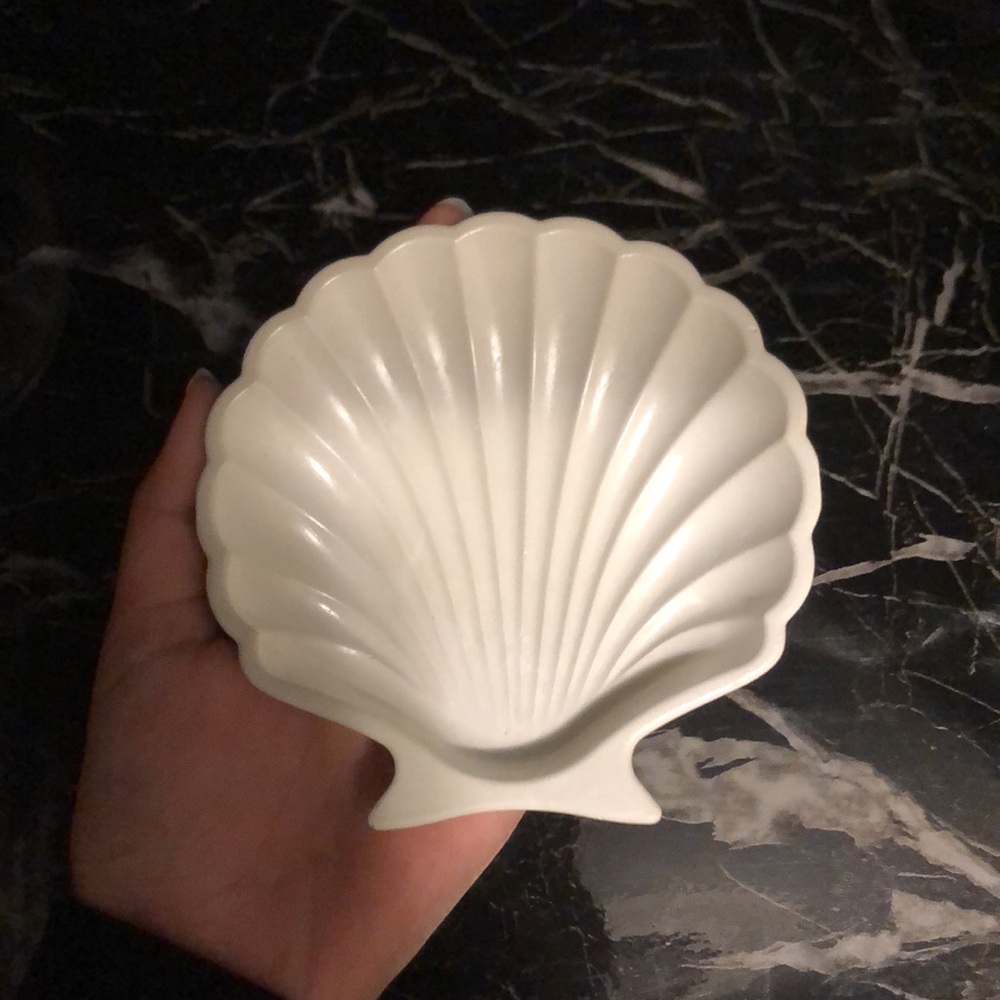 Shell jewelry/key tray